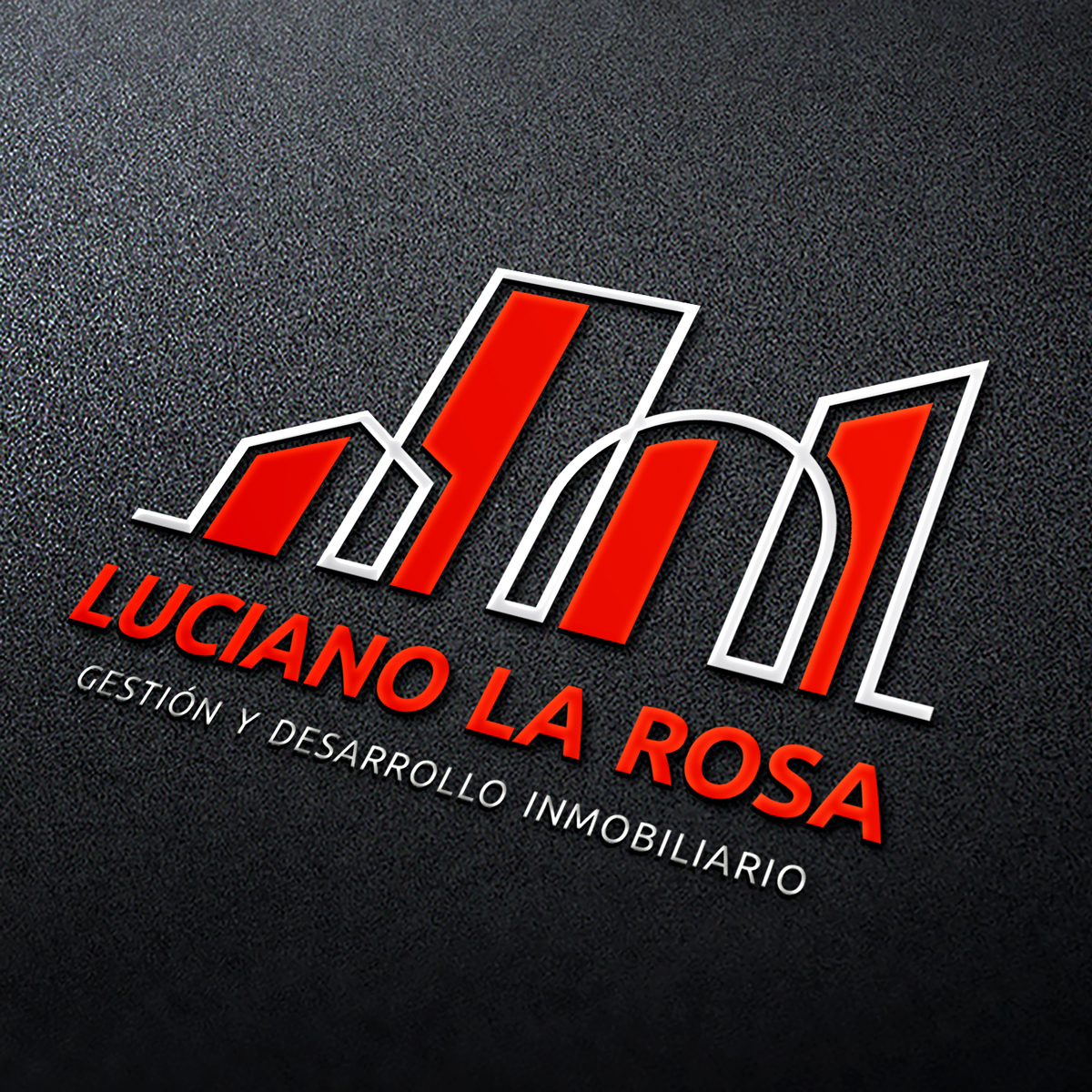 Diseño de Marca Luciano La Rosa - Gestión y Desarrollo Inmobiliario