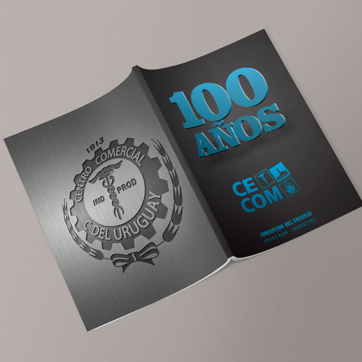 Diseño Editorial - Revista 100 años CECOM